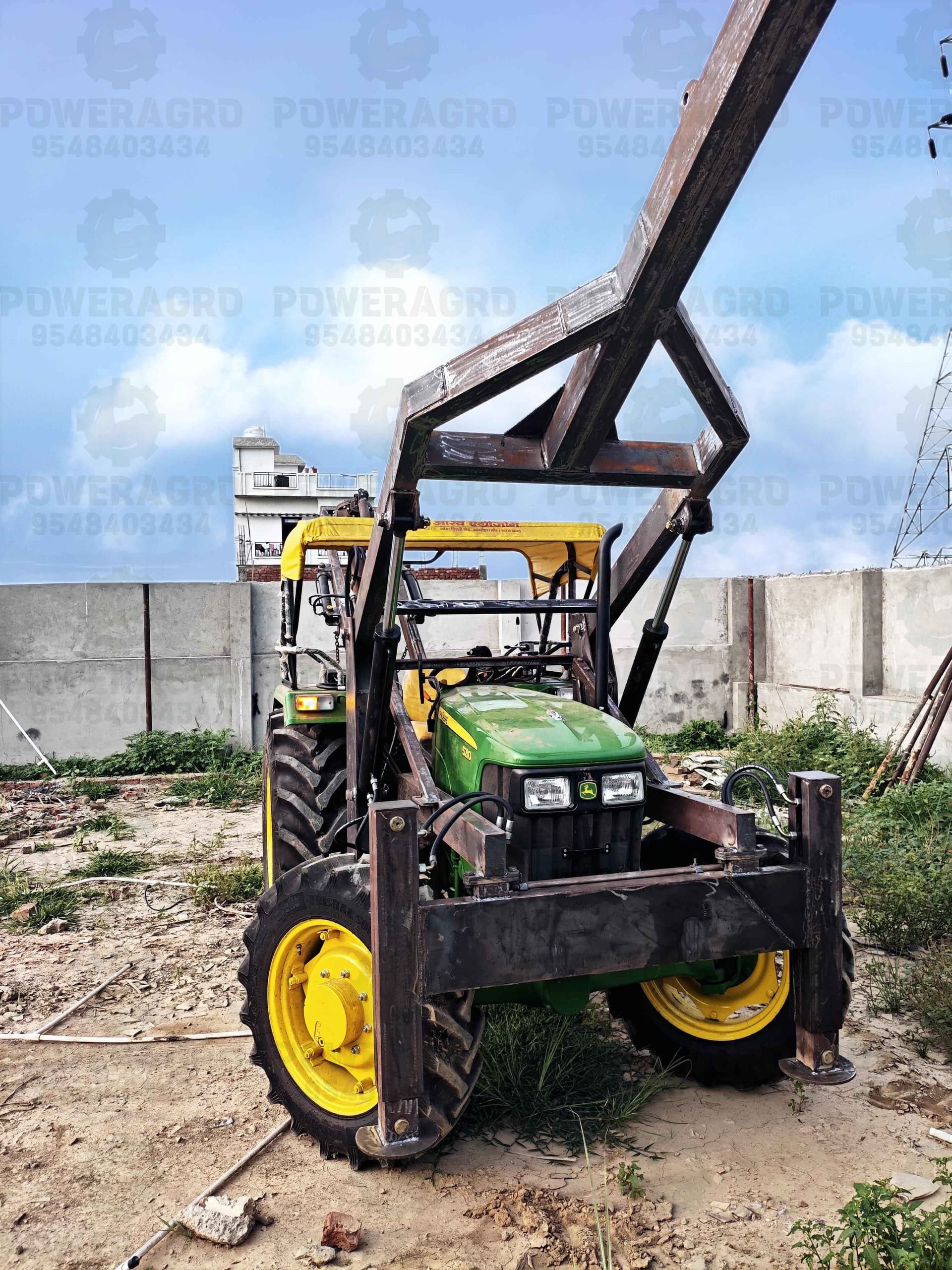Tractor Mounted Pole Erection Machine Price India